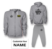 Thumbnail for McDonnell Douglas MD-11 & Plane Designed Zipped Hoodies & Sweatpants Set