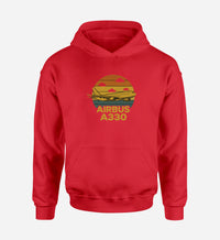 Thumbnail for Retro Airbus A330 Designed Hoodies