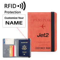 Thumbnail for JET2 Airlines Designed Passport Cover Travel Wallet Passport Holder