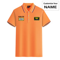 Thumbnail for Blood Type AVGAS Designed Stylish Polo T-Shirts