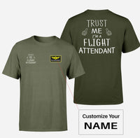 Thumbnail for Trust Me I'm a Flight Attendant Designed Double-Side T-Shirts