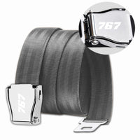 Thumbnail for 767 Flat Text Designed Fashion Airplane Seat Belts