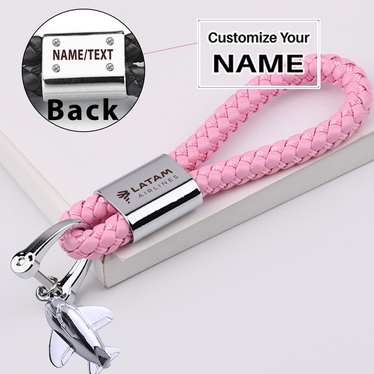 LATAM Airlines Designed Leather Car Key Chains