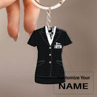 Thumbnail for British Airways Uniform Acrylic Keychain