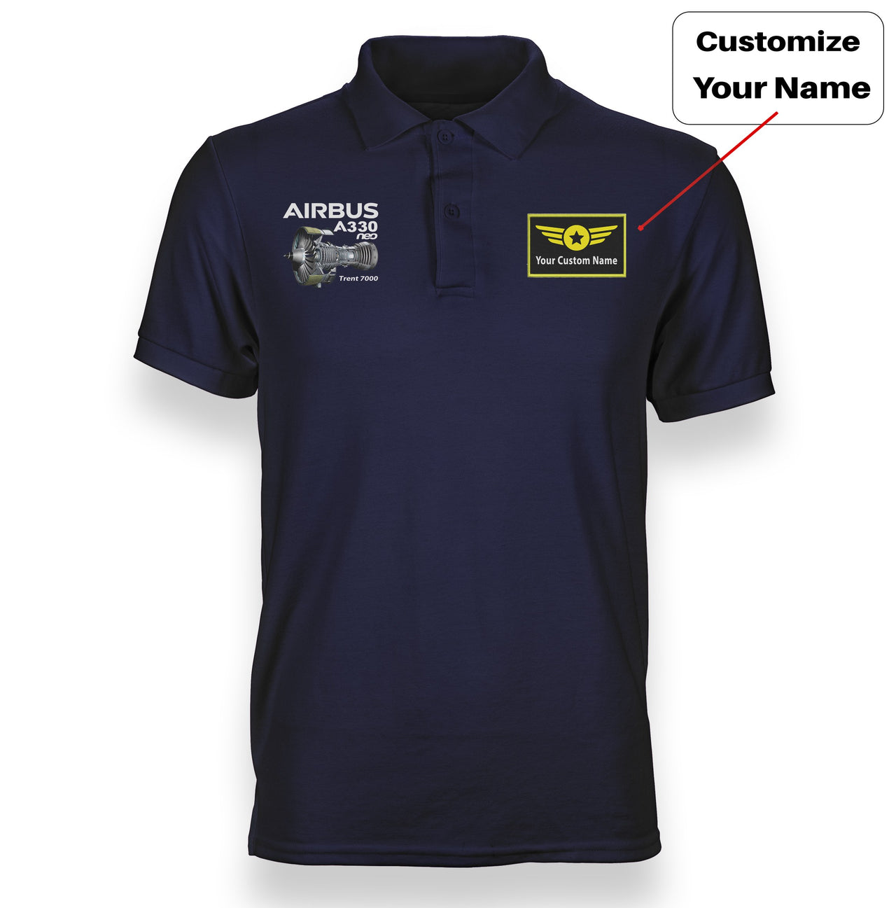 Airbus A330neo & Trent 7000 Designed "WOMEN" Polo T-Shirts
