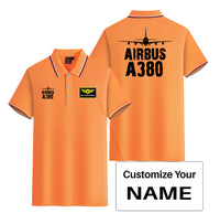 Thumbnail for Airbus A380 & Plane Designed Stylish Polo T-Shirts (Double-Side)