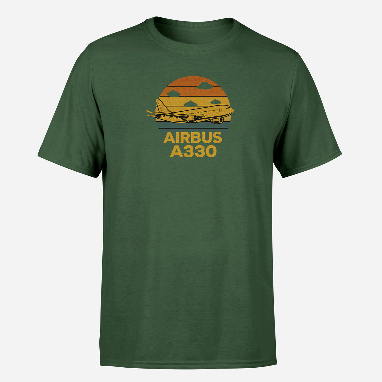 Retro Airbus A330 Design Super Quality T-Shirts