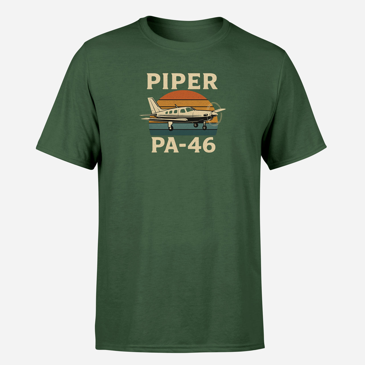 Retro Piper PA-46 Design Super Quality T-Shirts