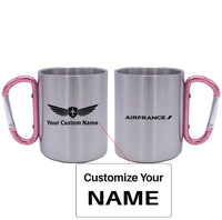 Thumbnail for Air France Airlines Designed Stainless Steel Outdoors Mugs