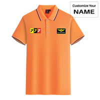 Thumbnail for Flat Colourful 777 Designed Stylish Polo T-Shirts