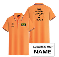 Thumbnail for Keep Calm I'm a Pilot Designed Stylish Polo T-Shirts (Double-Side)