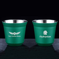 Thumbnail for FlyArystan Airlines Double Wall Stainless Steel Coffee Mugs