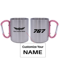 Thumbnail for 767 Flat Text Designed Stainless Steel Outdoors Mugs