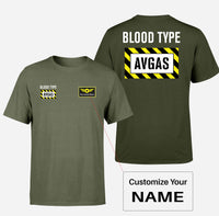 Thumbnail for Blood Type AVGAS Double-Side T-Shirts