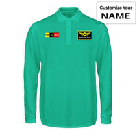 Thumbnail for AV8R Designed Long Sleeve Polo T-Shirts