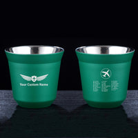 Thumbnail for Aviation Alphabet 2 Designed Double Wall Stainless Steel Coffee Mugs