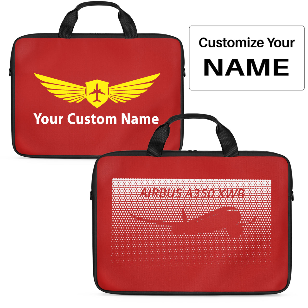 Airbus A350XWB & Dots Designed Laptop & Tablet Bags