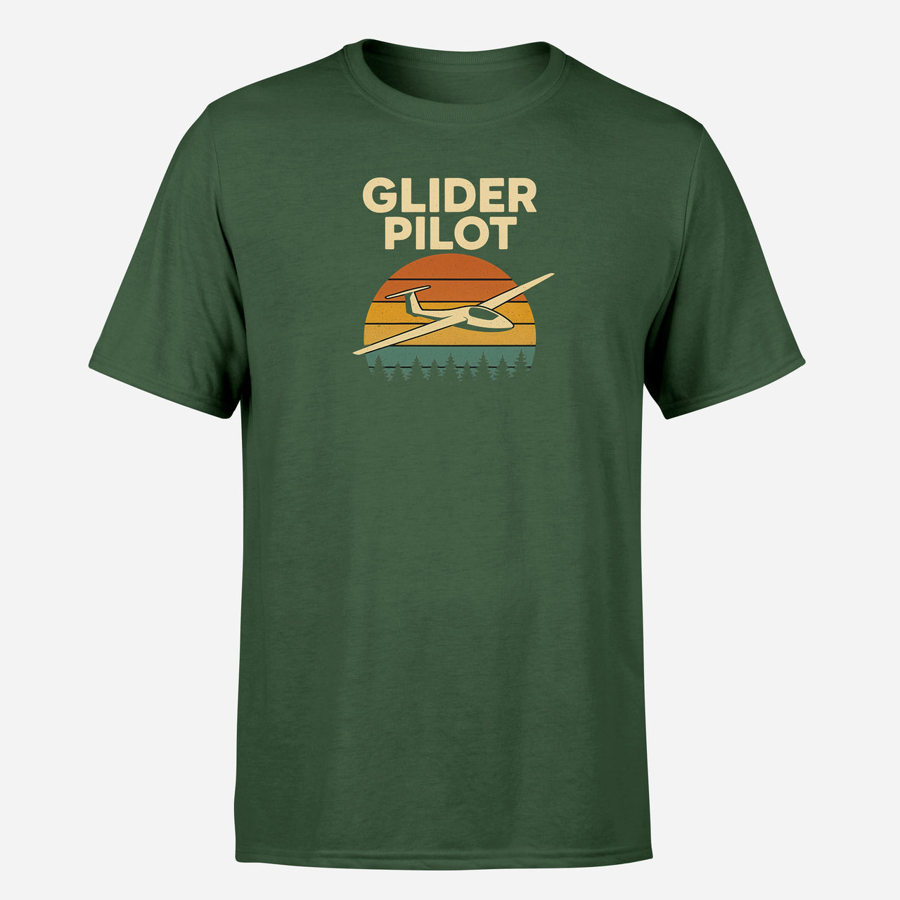 Retro Glider Design Super Quality T-Shirts