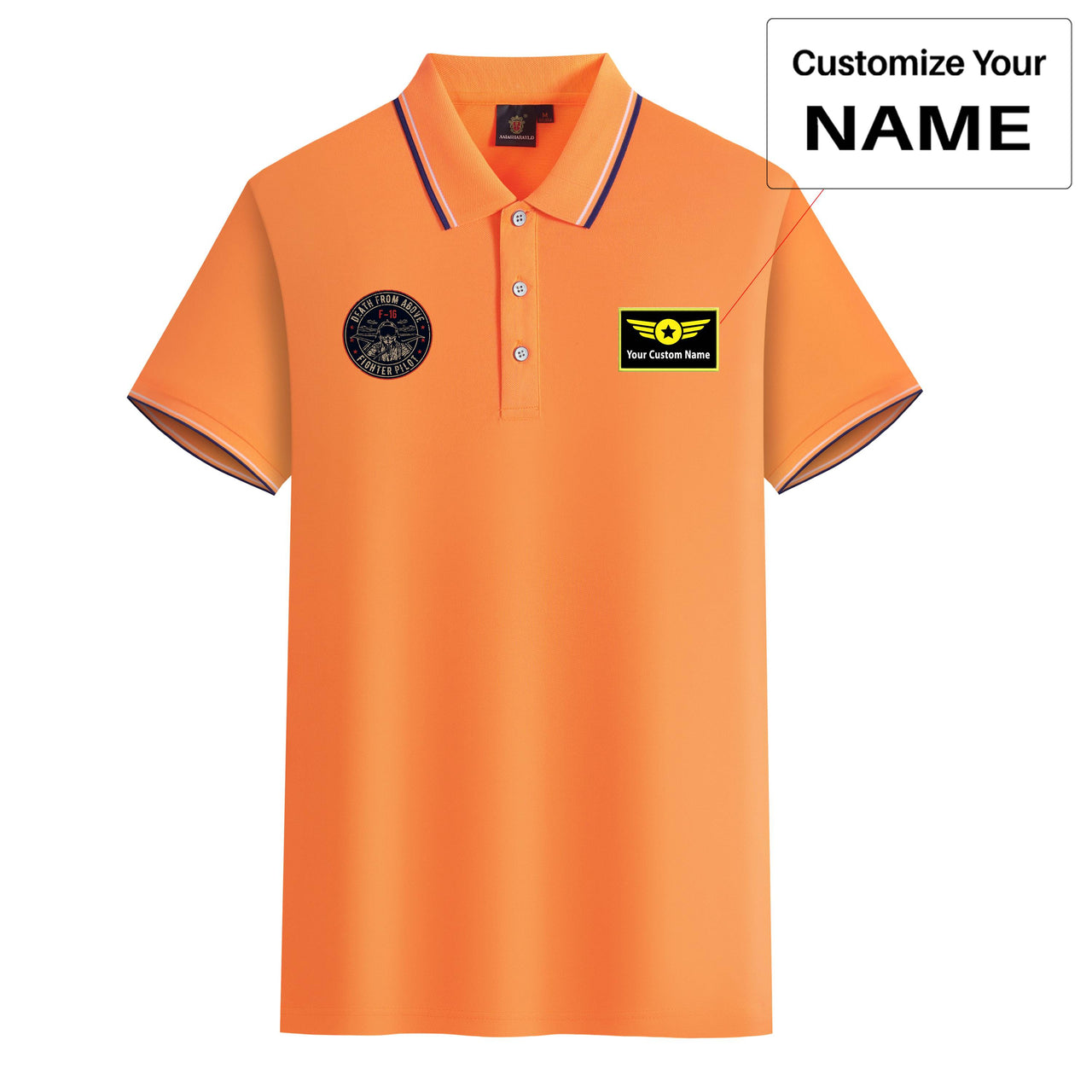 Fighter Jet 16 - Death From Above Designed Stylish Polo T-Shirts