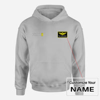 Thumbnail for Pilot & Stripes (2 Lines) Designed Hoodies