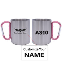 Thumbnail for A310 Flat Text Designed Stainless Steel Outdoors Mugs