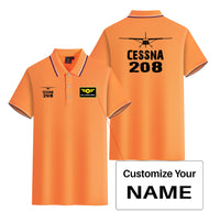 Thumbnail for Cessna 208 & Plane Designed Stylish Polo T-Shirts (Double-Side)