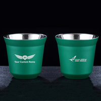 Thumbnail for Air India Airlines Designed Double Wall Stainless Steel Coffee Mugs