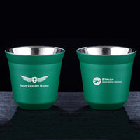 Thumbnail for Biman Bangladesh Double Wall Stainless Steel Coffee Mugs