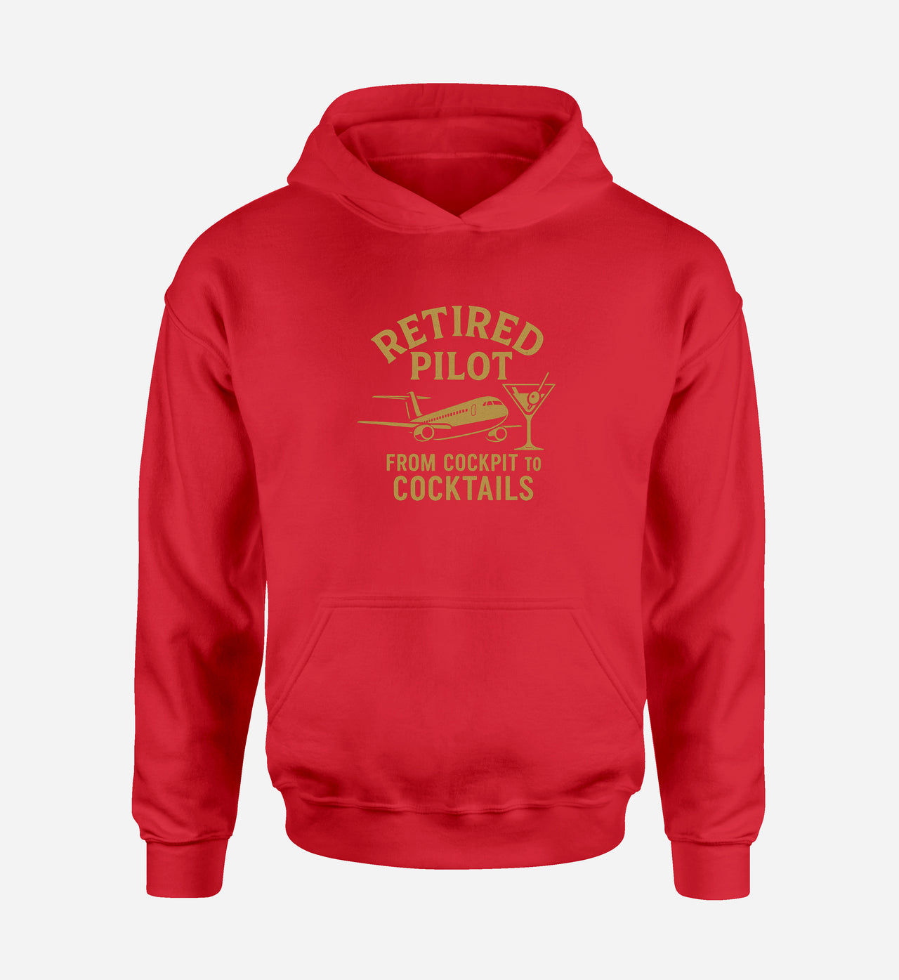 Retired Pilot & Coctails Designed Hoodies