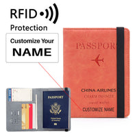 Thumbnail for China Airlines Designed Passport Cover Travel Wallet Passport Holder