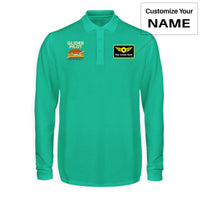 Thumbnail for Retro Glider Designed Long Sleeve Polo T-Shirts