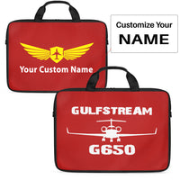 Thumbnail for Gulfstream G650 & Plane Designed Laptop & Tablet Bags