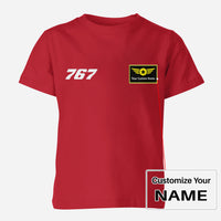 Thumbnail for 767 Flat Text Designed Children T-Shirts