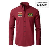 Thumbnail for Retro Piper PA-46 Designed Long Sleeve Shirts