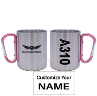 Thumbnail for A310 Text Designed Stainless Steel Outdoors Mugs
