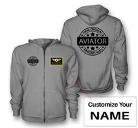 Thumbnail for %100 Original Aviator Designed Zipped Hoodies