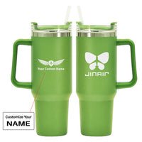 Thumbnail for Jin Air Airlines 40oz Stainless Steel Car Mug With Holder