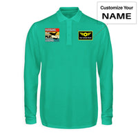 Thumbnail for Husband & Dad & Pilot & Legend Designed Long Sleeve Polo T-Shirts