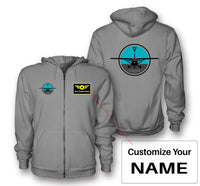 Thumbnail for Cessna & Gyro Designed Zipped Hoodies