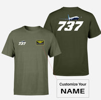 Thumbnail for Super Boeing 737-800 Designed Double-Side T-Shirts