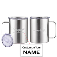 Thumbnail for Brussels Airlines Designed Stainless Steel Laser Engraved Mugs