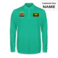 Thumbnail for Retro Piper PA-28 Designed Long Sleeve Polo T-Shirts