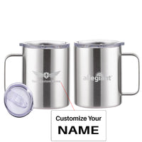 Thumbnail for Allegiant Air Airlines Designed Stainless Steel Laser Engraved Mugs