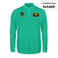 Thumbnail for Fighter Machine Designed Long Sleeve Polo T-Shirts