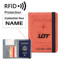 Thumbnail for LOT Polish Airlines Designed Passport Cover Travel Wallet Passport Holder