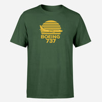 Thumbnail for Retro Boeing 737 Design Super Quality T-Shirts