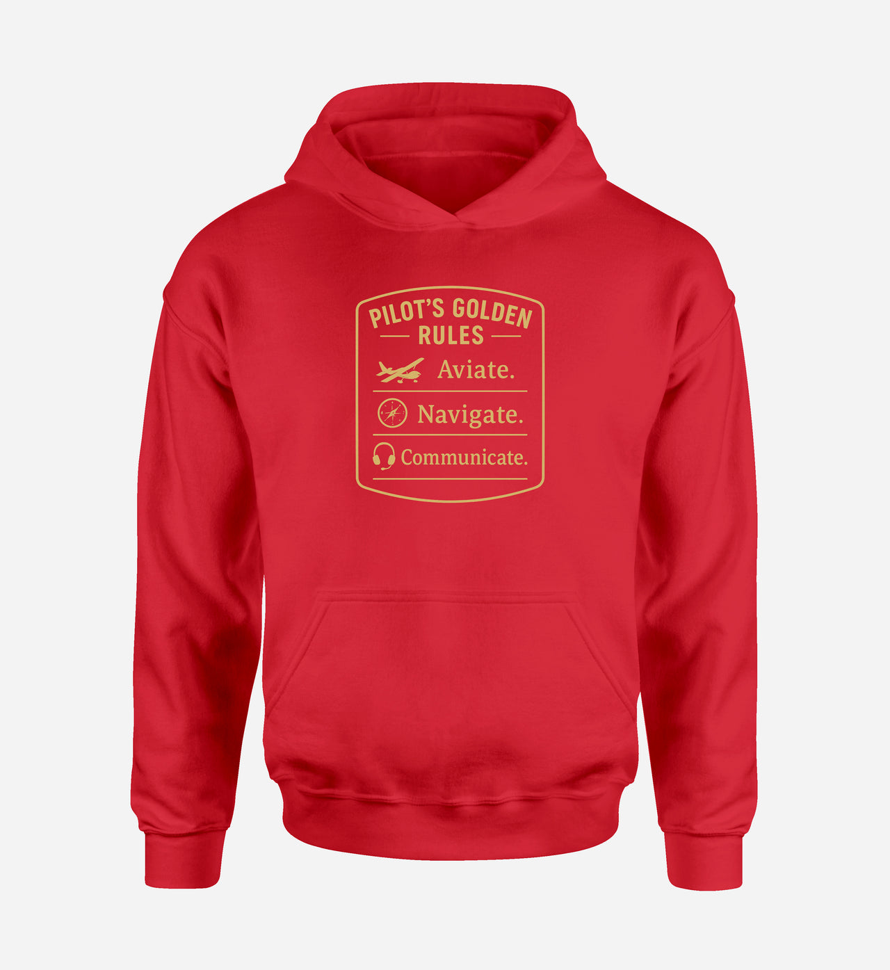 Pilot's Golden Rules Designed Hoodies