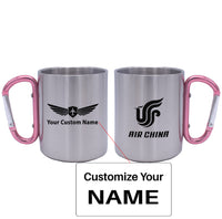 Thumbnail for Air China Airlines Designed Stainless Steel Outdoors Mugs