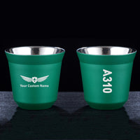 Thumbnail for A310 Text Designed Double Wall Stainless Steel Coffee Mugs