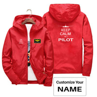 Thumbnail for Pilot (777 Silhouette) Designed Thin Windbreaker Jackets